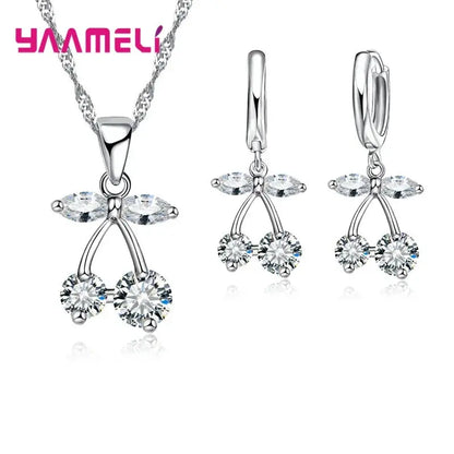 .925 Sterling Silver 1/4 Cttw Miracle Set Diamond Floral Cluster 18" Pendant Necklace for Women (I-J Color, I1-I2 Clarity)