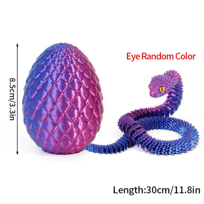 FlexiCrystal Dragon: 3D-Printed Magic in Motion Creatinglife Store