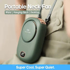Portable Hanging Neck Fan Mini Cooling Waist Fans Bladeless USB Rechargeable Sports Cooler Fan For Outdoor Sports Travel Stone's Store