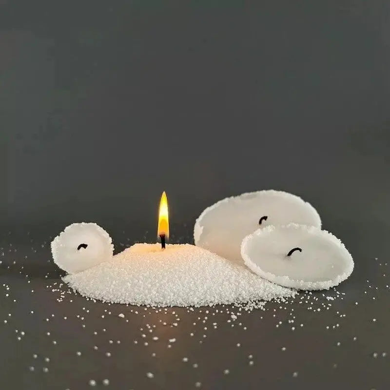 Arena de cera rosa Perlas flotantes para velas materiales de bricolaje Granulado de color