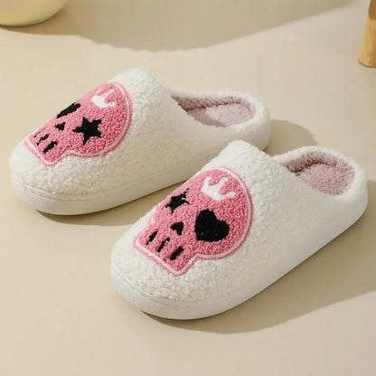 Cozy Halloween House Shoes Halloween Style Winter Cotton Slippers with