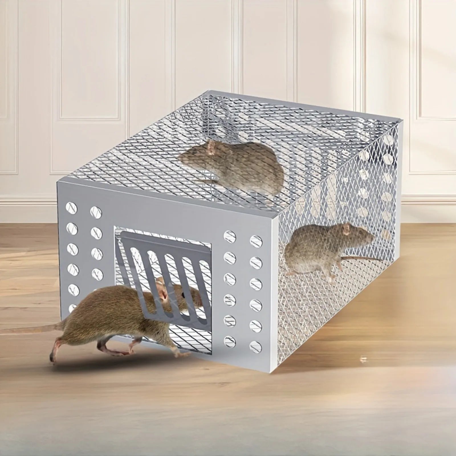SteelGuard™ Auto Mousetrap 🐭🛡️ Clean. Quick. Effective.