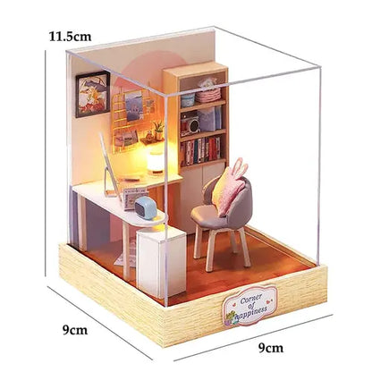 Mini Doll House Kit DIY Flower House Handmade 3D Puzzle Assembly AliExpress