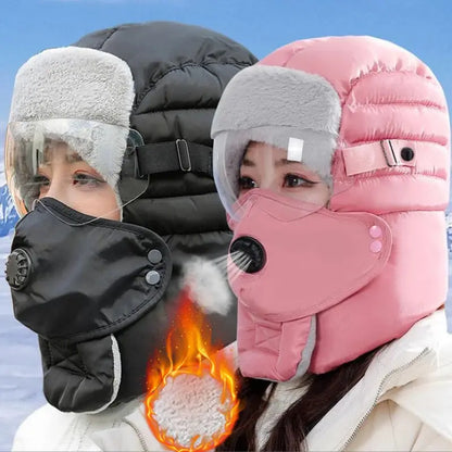 Outdoor Winter Fashion Warm Hat Men Winter Thicken Ski Hats for Women AliExpress