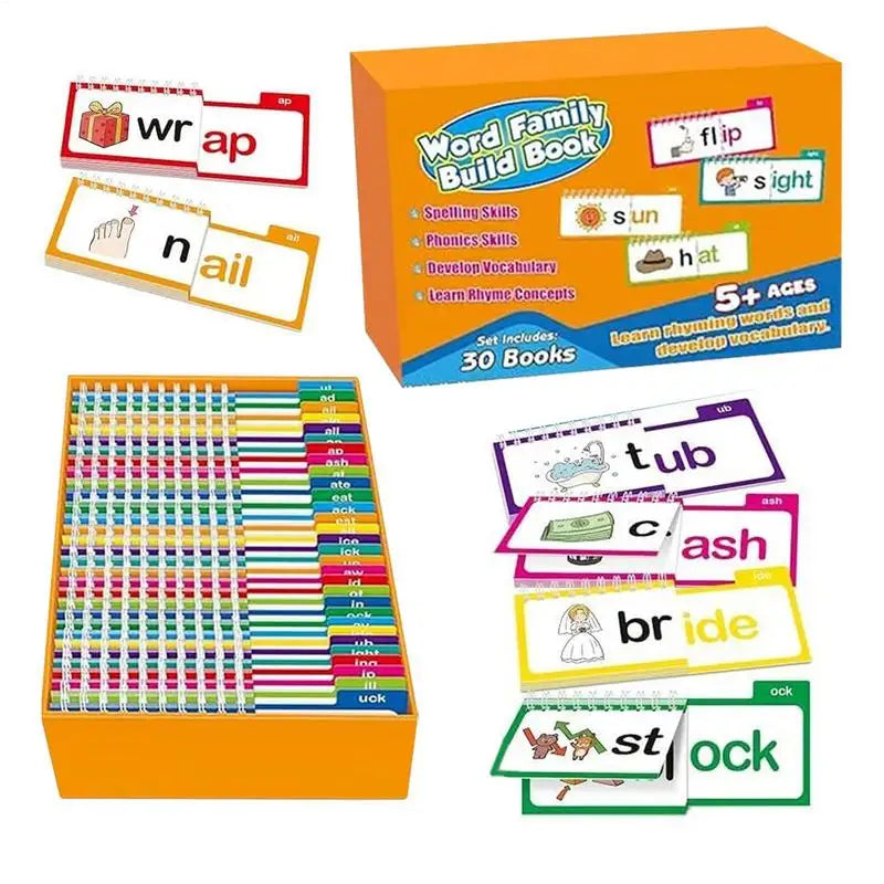 RhymeTime™ 30-Book Learning Flip Set 📚🎤