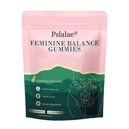 Feminine Balance Gummies - Relieves Cramps, Moods, Hot Flashes and Night Sweats, Vaginal Health