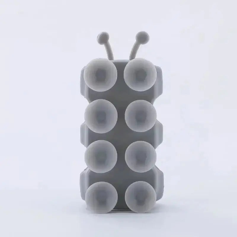 Soporte de ducha de silicona sin perforaciones para baño, ajustable y extraíble