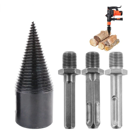 WoodCrack Pro Drill Set – Fast, Easy Firewood Splitting