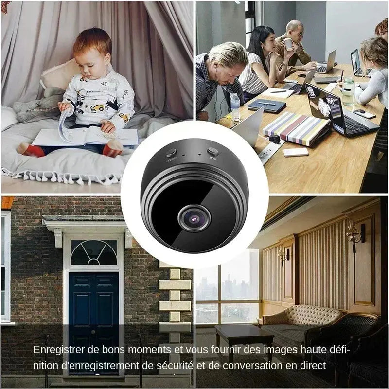 Mini wireless surveillance camera, WiFi, security monitoring, remote monitor, camera, smart home, A9 Stone's Store