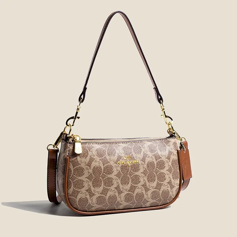 Petra Shoulder bag in gold polyester