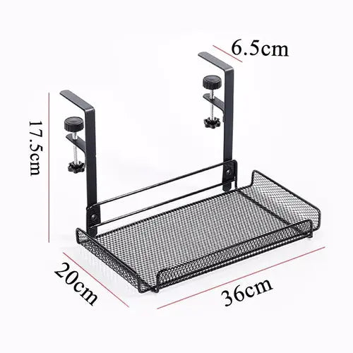 Under Desk Cable Management Tray No Drill Steel Desk Cable Organizers
