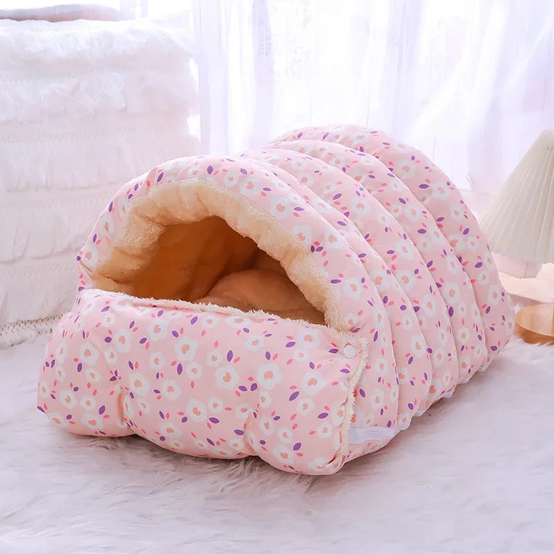 PurrNest 360: Cozy, Washable, Year-Round Cat Bed QiuQiu Petty Store
