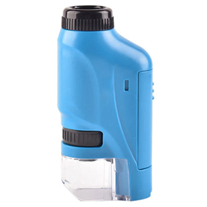 60-120x Pocket Microscope Battery Powered Handheld Mini Microscope with LED Light Portable High Definition Children JZ Local Warehouse Store