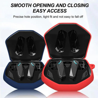 Headphone Storage Case For Lenovo GM2 PRO Wireless Headset Cover Silicone Carry Bag Shockproof Earphone Protector with Carabiner South Bay Evans General Store