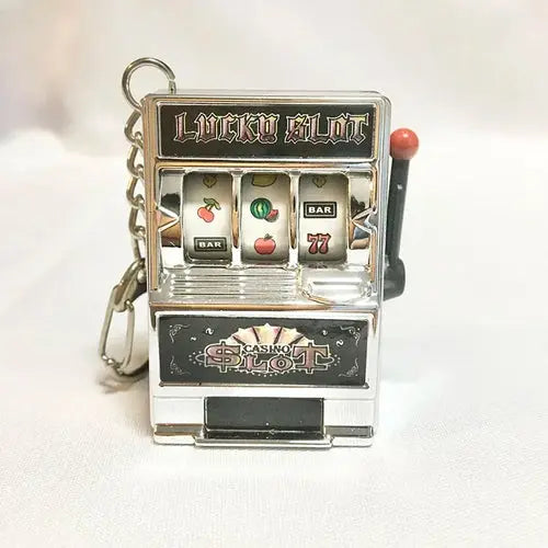 Simple Fashion Trend Keychain Toy Fruit Machine Slot Machine Keychain