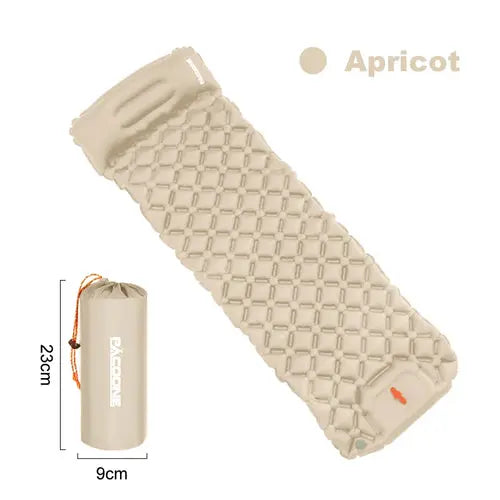 PACOONE Outdoor Camping Sleeping Pad Inflatable Mattress with Pillows AliExpress