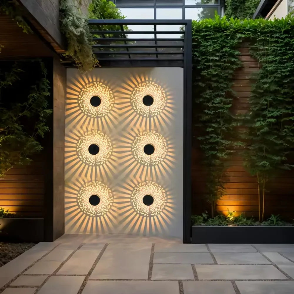 MandalaGlow™ Luz Solar 🌙✨ — Patrones Impresionantes, Cero Cables