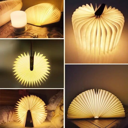 Creative Book LED Night Light Shop1104380069 Store