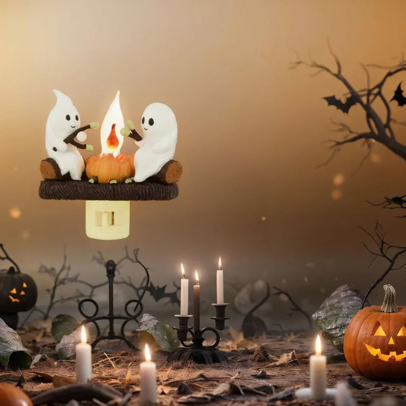 Luz parpadeante de llama espeluznante: ¡Resplandor inquietante para Halloween y más allá!