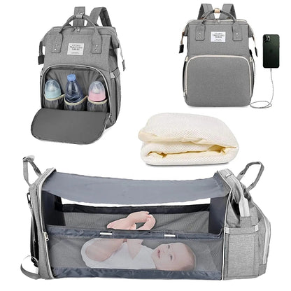 3-in-1 Diaper Bag & Baby Bed YOURSChoice Store