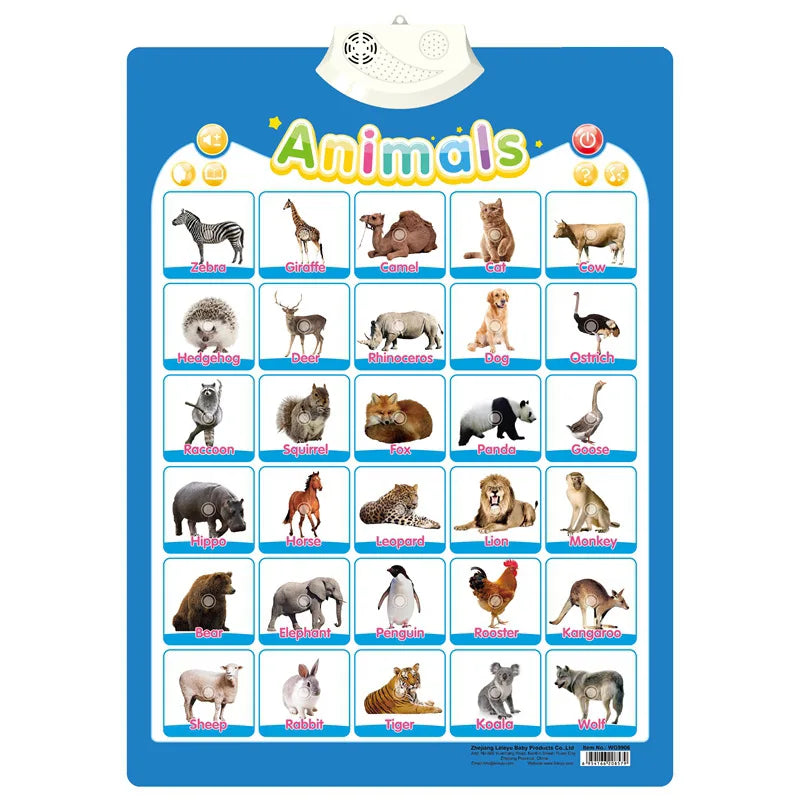 Interactive ABC Learning Poster Stone's Store