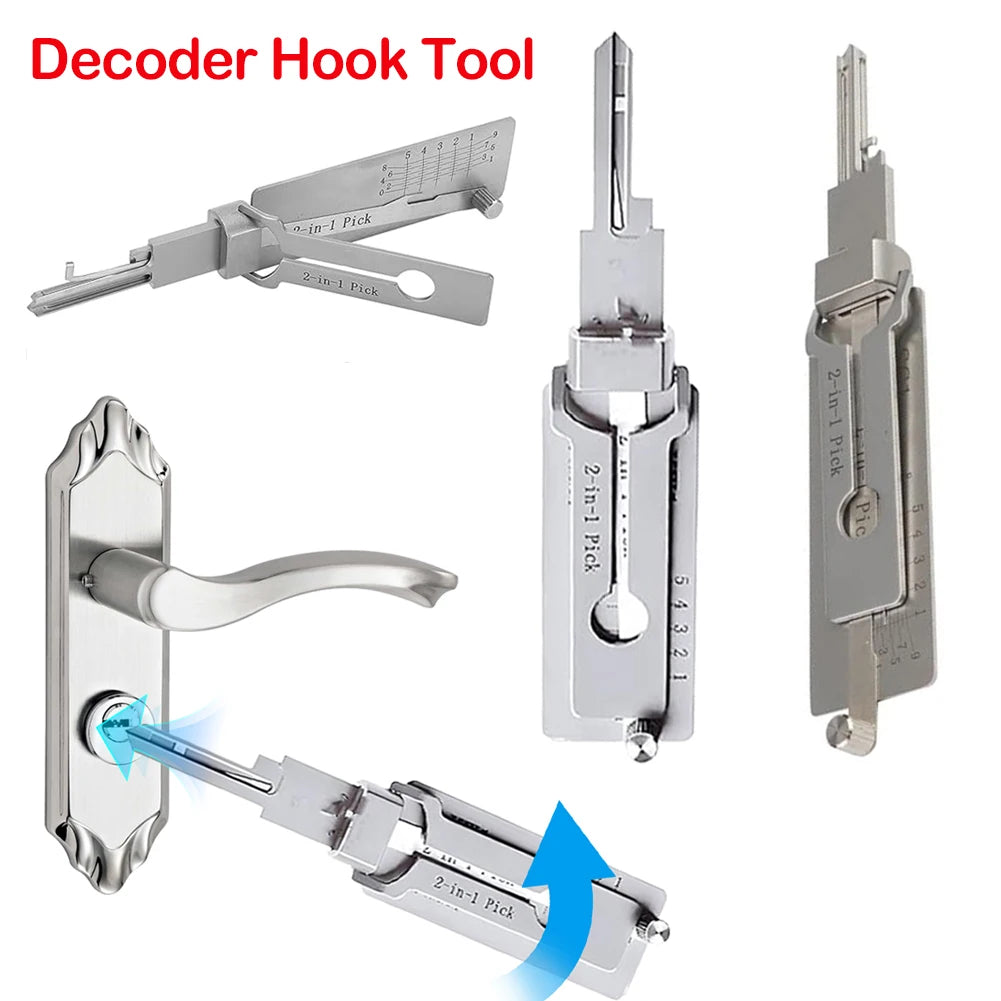 Desbloqueo fácil: Decodificador de llave de acero inoxidable