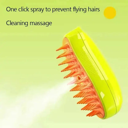 Mango Design Pet Spray Brush, Massage Bathing Comb For Dog & Cat