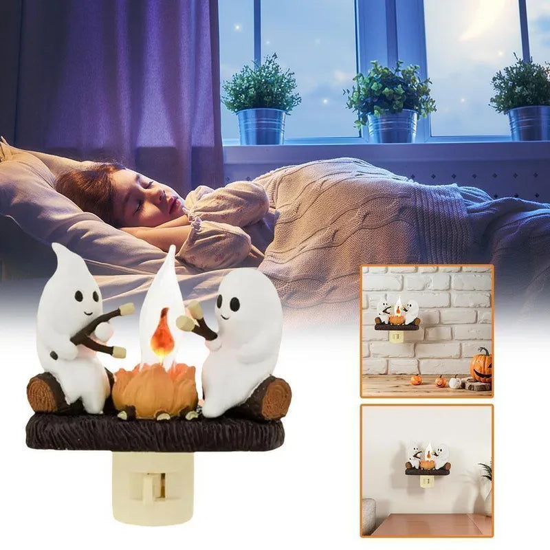 Spooky Flicker Flame Light – Eerie Glow for Halloween & Beyond!