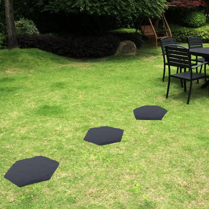 Textured Stepping Stones Resin Garden Stones Decorative Weather-proof Garden Stepping Stones for Patio Yard for Pathways KitchenEasier Store