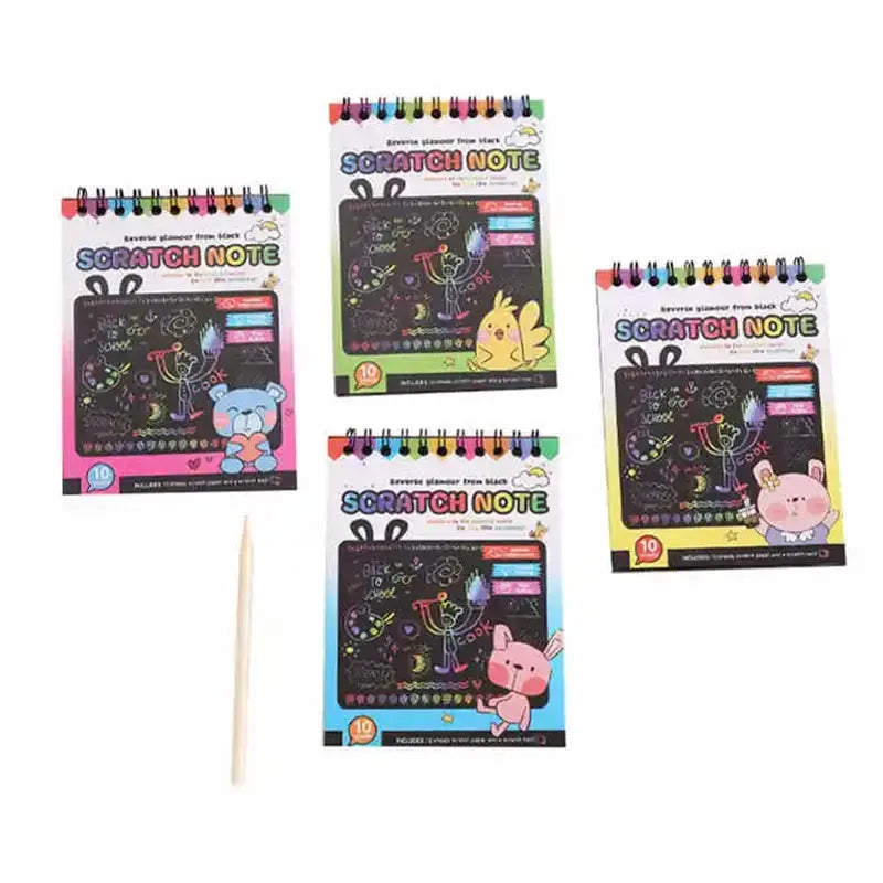Montessori Scratch Painting Note Scratch Art Paper DIY Children Magic AliExpress