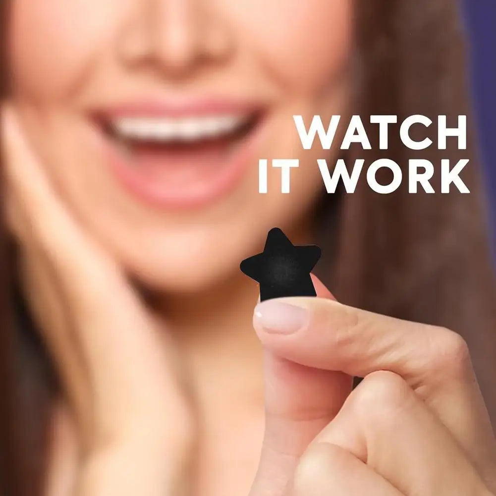 200/400 Counts Black Stars Shaped Hydrocolloid Acne Pimple Patches For Covering Zits Blemishes Spots, Pimple Popper Stickers Kit