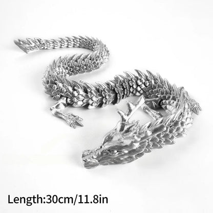 FlexiCrystal Dragon: 3D-Printed Magic in Motion Creatinglife Store