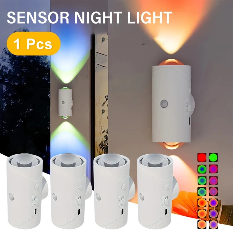 GlowSense™ Motion Light 🌈 — 7-Color Smart Wireless Glow