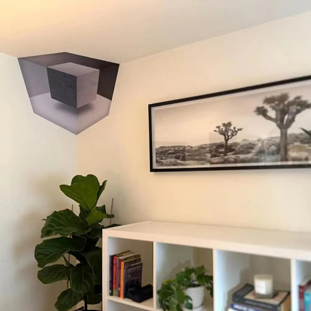 IllusiEdge™ Geometric Wall Stickers ✨📐