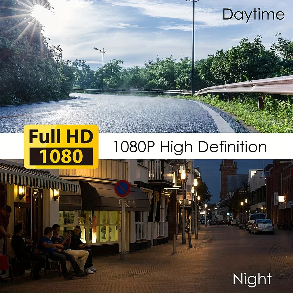 New  Wide Angle 1080P WIFI APP Control Dual Camera Dash Cam (Front & Inside) With IR Night Vision Loop Recording Gmaipop Store