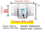 4inch 220V Exhaust Fans Home Silent Inline Pipe Duct Fan Bathroom Extractor Ventilation Kitchen Toilet Wall Air Clean Ventilator Chcyus Official Store