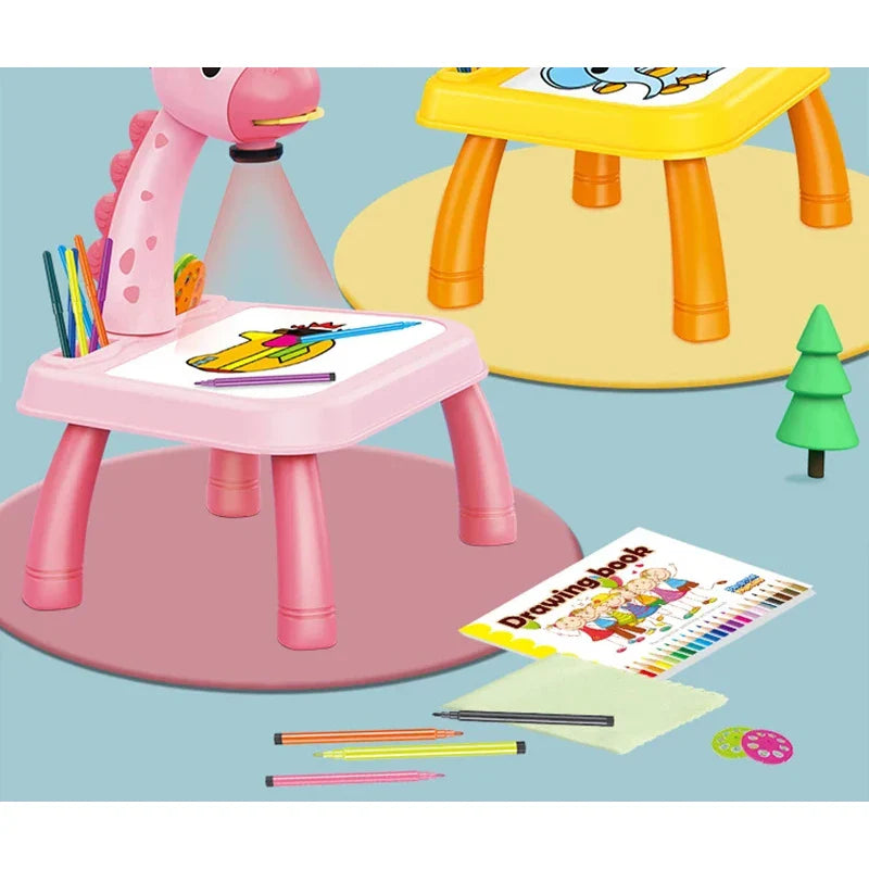 Mini LED Art Projector for Kids – Drawing Table, Lightweight Painting Board, and Fun Creative Toy Sell Quickly Store