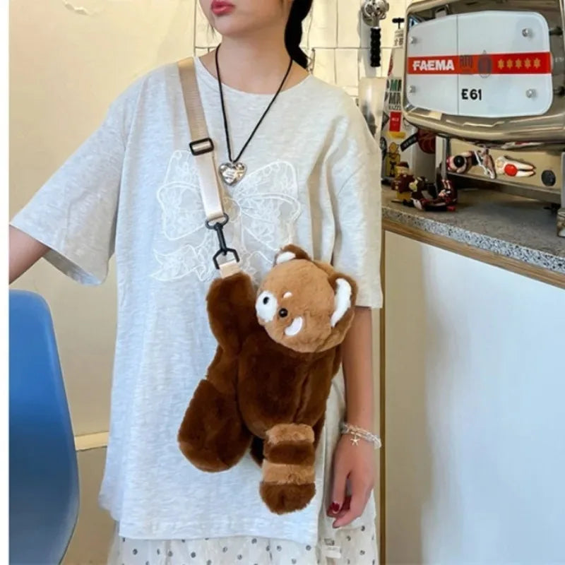 Adorable Panda Plush Bag – Your Cute & Cozy On-the-Go Companion! S Heng Store