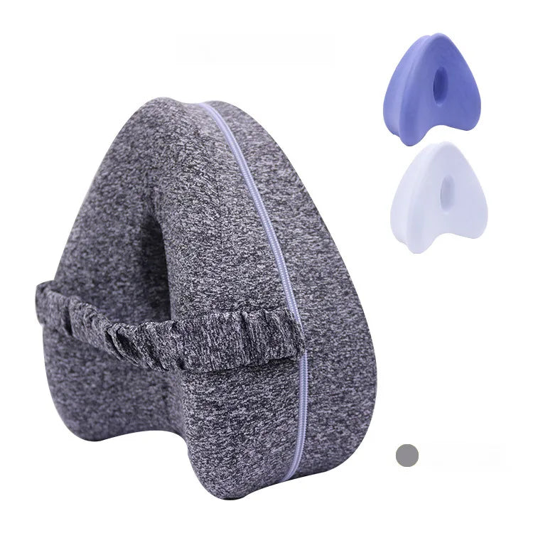 Almohada en forma de corazón para piernas, almohada para piernas de espuma viscoelástica de rebote lento, almohada para piernas con pellizco, almohada para piernas en forma de corazón