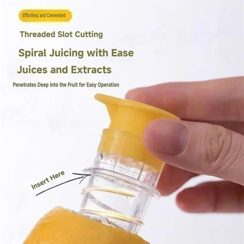 1/2PCS Manual Lemon Juicer Set Screw-Top Citrus Press with Built-In Filter for Lime Orange Juice Extractor Kitchen Tool