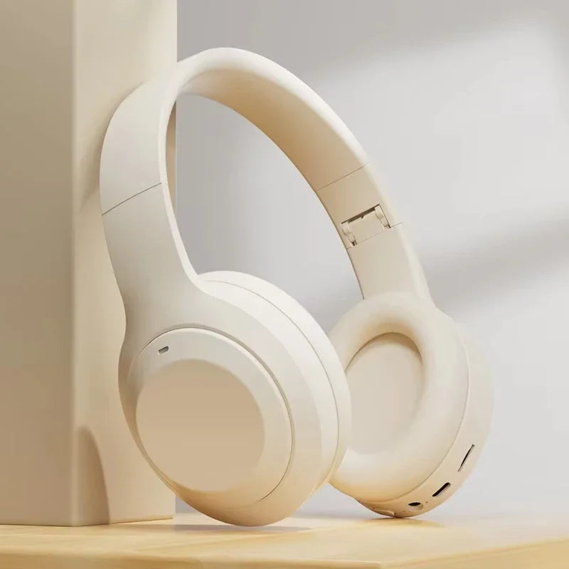 Auriculares inalámbricos Bluetooth 5.3 – Estéreo Hi-Fi plegables con micrófono y cancelación de ruido para juegos y música