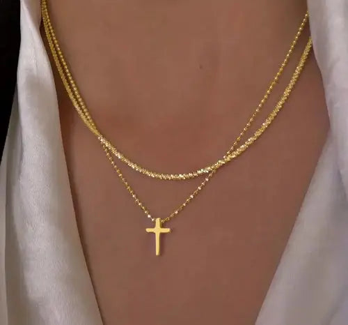 View details for Silver Color Sparkling Necklace For Women Trendy Clavicle Chain Choker
