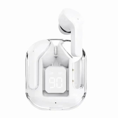 TWS Wireless Bluetooth Earphone Noise Canceling HiFi Stereo Sport Headphones with Digital Display Transparent Charging Case Lauzudan Global Store