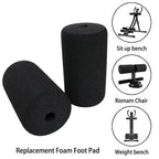 2PCS New Foot Foam Pads Black Foam Rollers Replacement For Leg