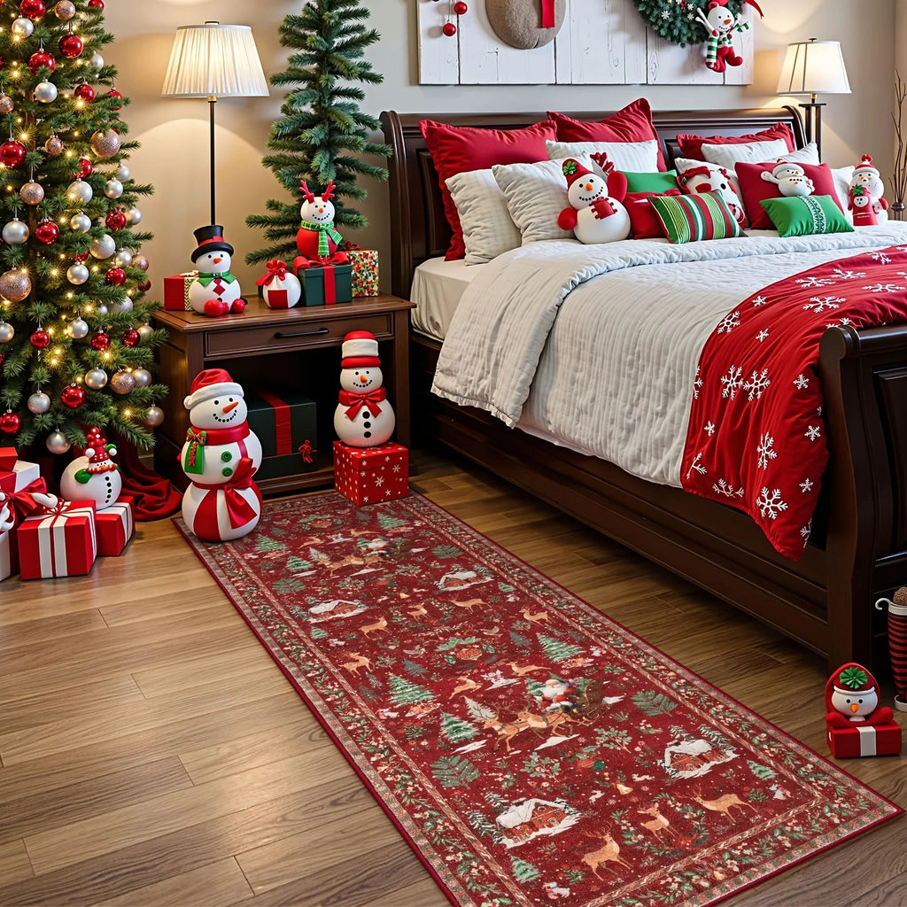 SantaStep™ – Alfombra de corredor para árbol de Navidad 🎄