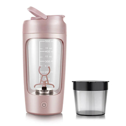 Electric Protein Shaker Bottle Portable 1200mAh Rechargeable Blender Cup Automatic Self Stirring Mug 650ml Mixing Cups for Fitne Ecigsaler Store