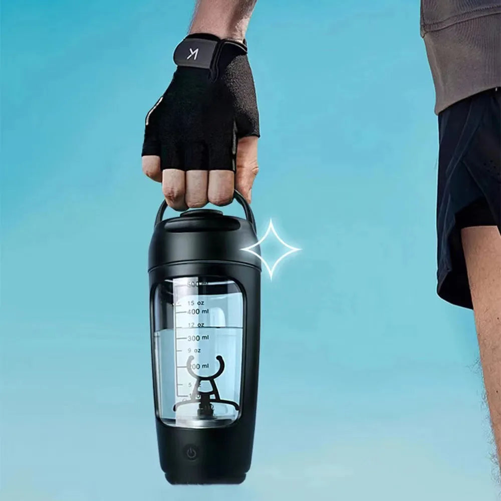 Electric Protein Shaker Bottle Portable 1200mAh Rechargeable Blender Cup Automatic Self Stirring Mug 650ml Mixing Cups for Fitne Ecigsaler Store