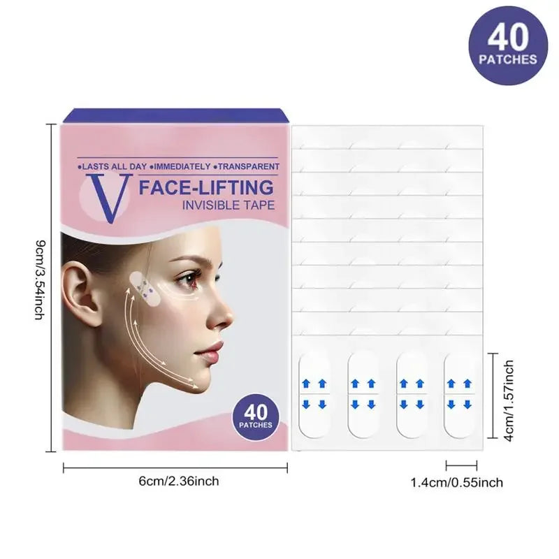 VLift™ Invisible Tape ✨ — Instant Slim Face Effect