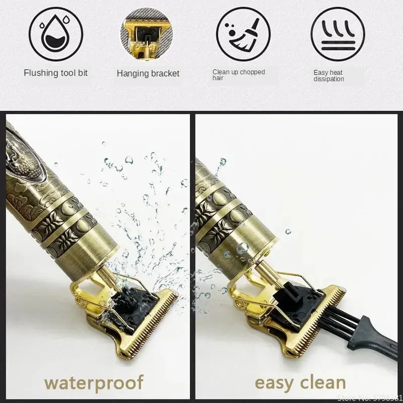 Affordable T9 Cordless Hair Clippers for Men - Compact & Quiet Grooming Tool AliExpress