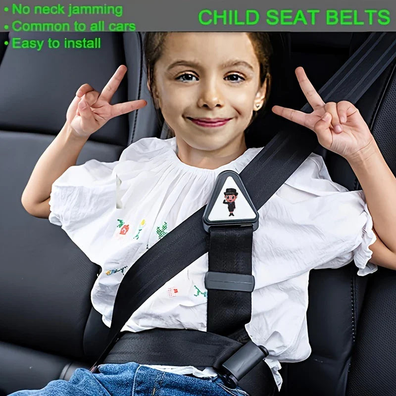 Car Child Safety Belt, Prevents Movement, Adjustable Fastener, Safe and Comfortable, Anti-Neck-Strangling Seat, Simple and Convenient Limiter